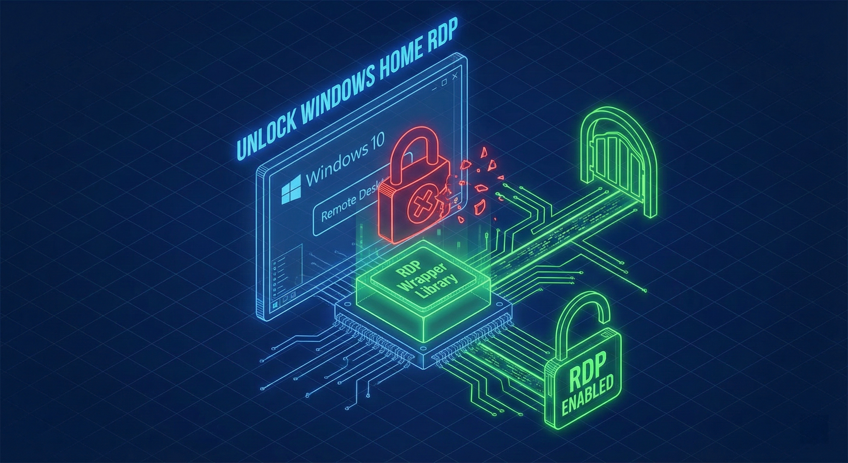 Free RDP Access Illustration